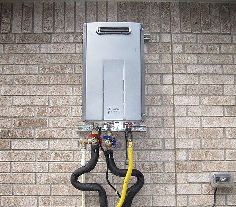 The new tankless water heater promises more efficiency and lower operating costs. (eieihome.com)