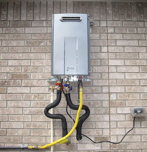 The new tankless water heater promises more efficiency and lower operating costs. (eieihome.com)