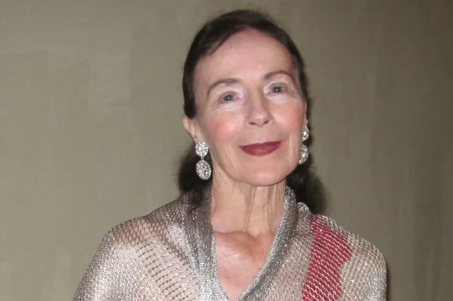 Rosemary Jones, a retired ice skater and artist, attends Shen Yun Performing Arts at the California Center for the Arts in Escondido, Calif. on Feb. 18. (Jane Yang/Epoch Times)