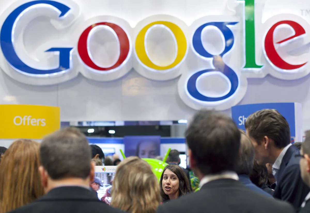 Google's stock surged as the company reported better-than-expected revenue. (AP Photo/Mark Lennihan, File)