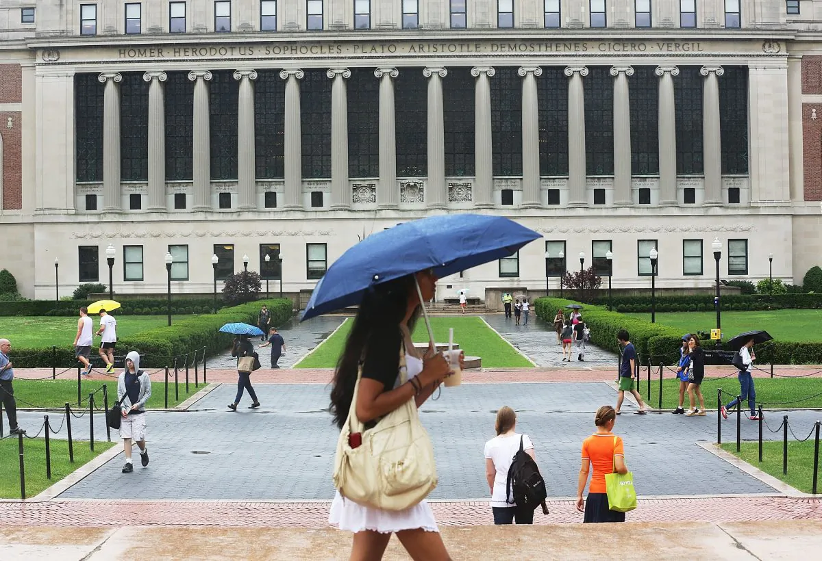 The Columbia University campus in New York on on July 1, 2013. (Mario Tama/Getty Images)