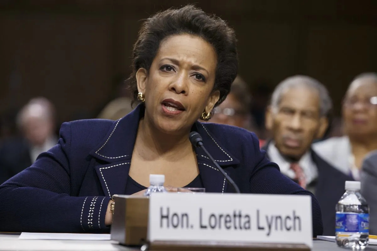 U.S. attorney general nominee Loretta Lynch testifies at a confirmation hearing before the U.S. Senate Judiciary Committee on Capitol Hill in Washington, D.C., on Wednesday, Jan. 28, 2015.  (AP Photo/J. Scott Applewhite)