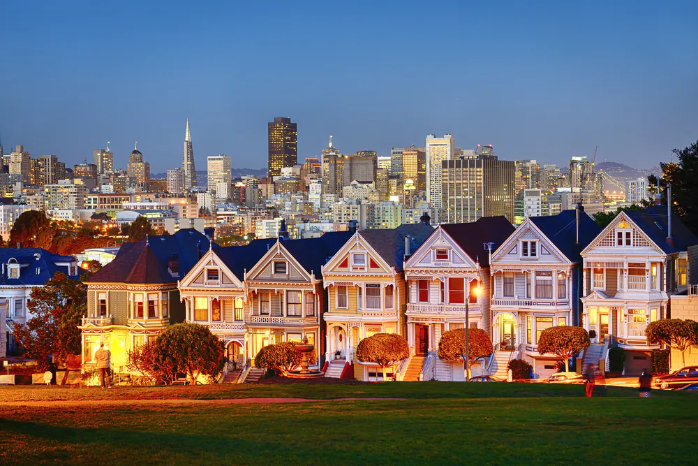 Painted Ladies of San Francisco, California via Shutterstock*