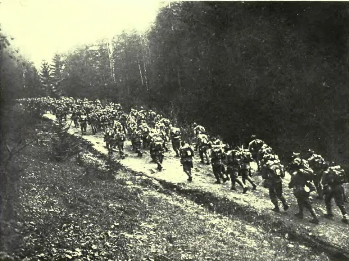 Romanian Troops in Transylvania. Image by Gogu Negulesco.