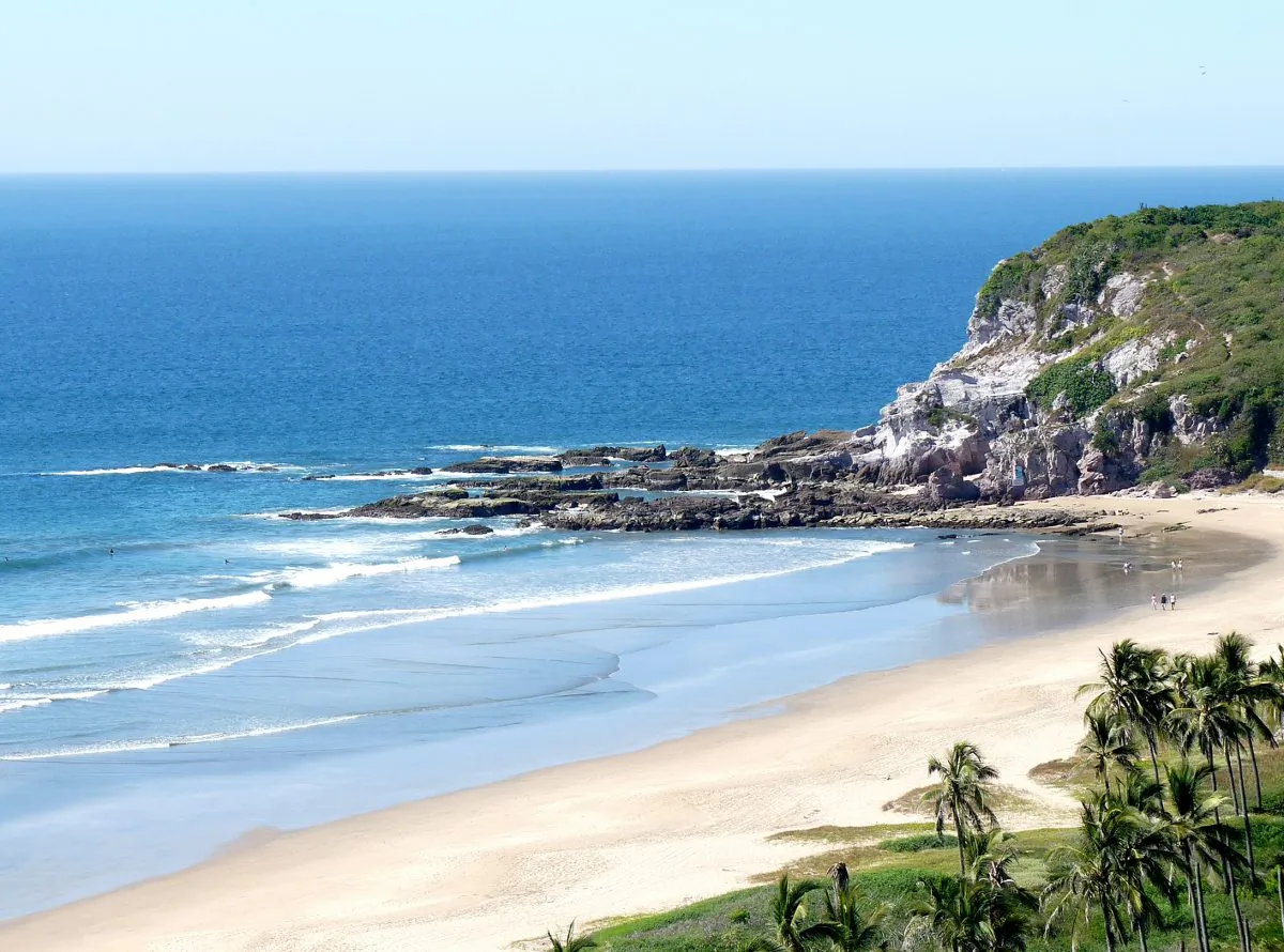 Mazatlán’s white sandy beaches and tropical climate make it a popular tourist destination. (Barbara Angelakis)