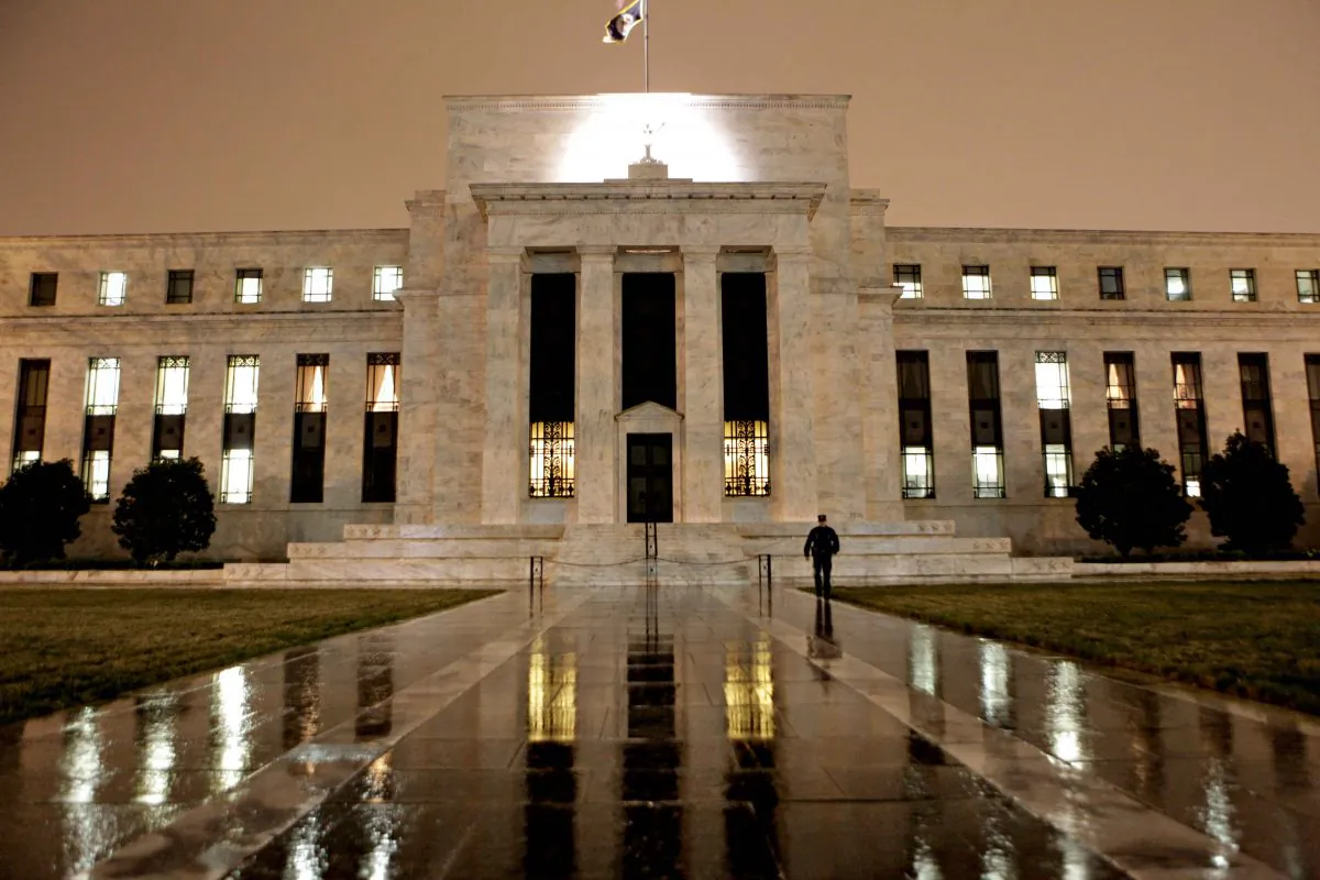 The Federal Reserve Building on Constitution Avenue in Washington on March 27, 2009. (AP Photo/J. Scott Applewhite)