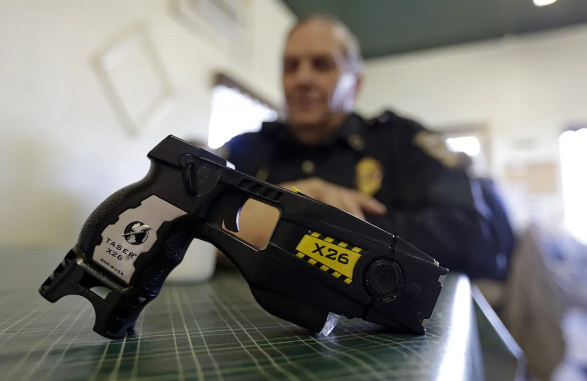 A Taser X26 is shown in a file photo. (Michael Conroy/AP Photo)