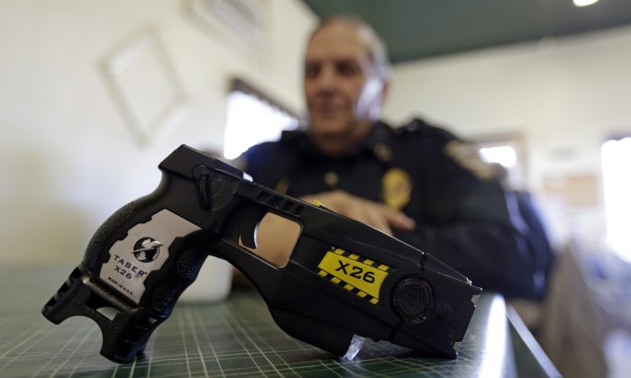 A Taser X26 is shown in a file photo. (Michael Conroy/AP Photo)