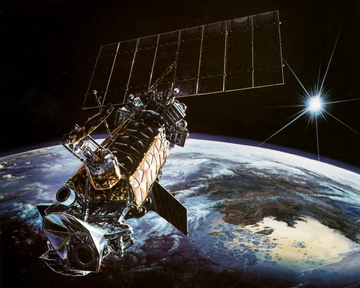 A Defense Meteorological Satellite System (DMSP) satellite (US Air Force)