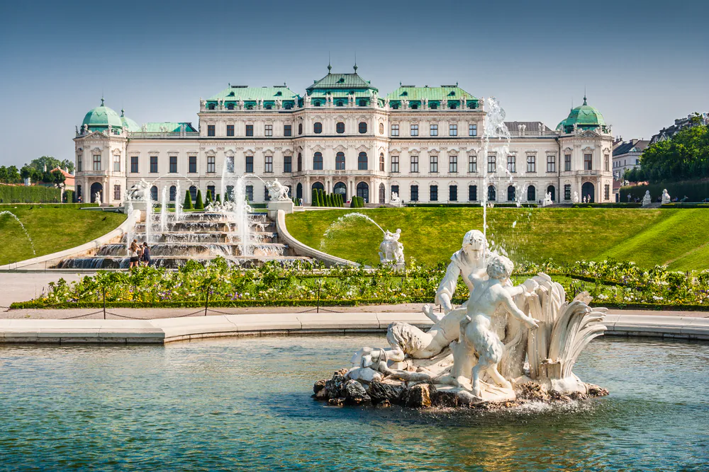 View of famous Schloss Belvedere via Shutterstock*