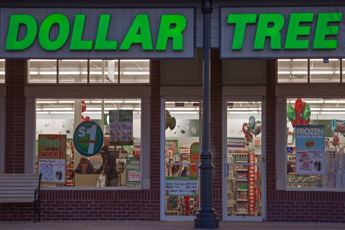 The Dollar Tree store in Chantilly, Va., on Jan. 2, 2015. Dollar Tree is INVESTING heavily to improve logistics and distribution. (Paul J. Richards/AFP/Getty Images)