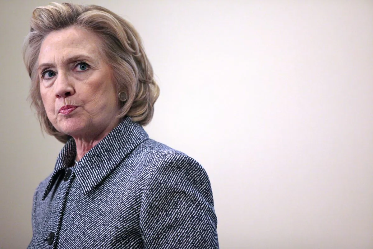 NOT FOR PRINT: Former United States Secretary of State Hillary Clinton at the United Nations in New York City on March 10, 2015. Clinton answered questions about recent allegations of an improperly used email account during her tenure as Secretary of State. (Photo by Yana Paskova/Getty Images)