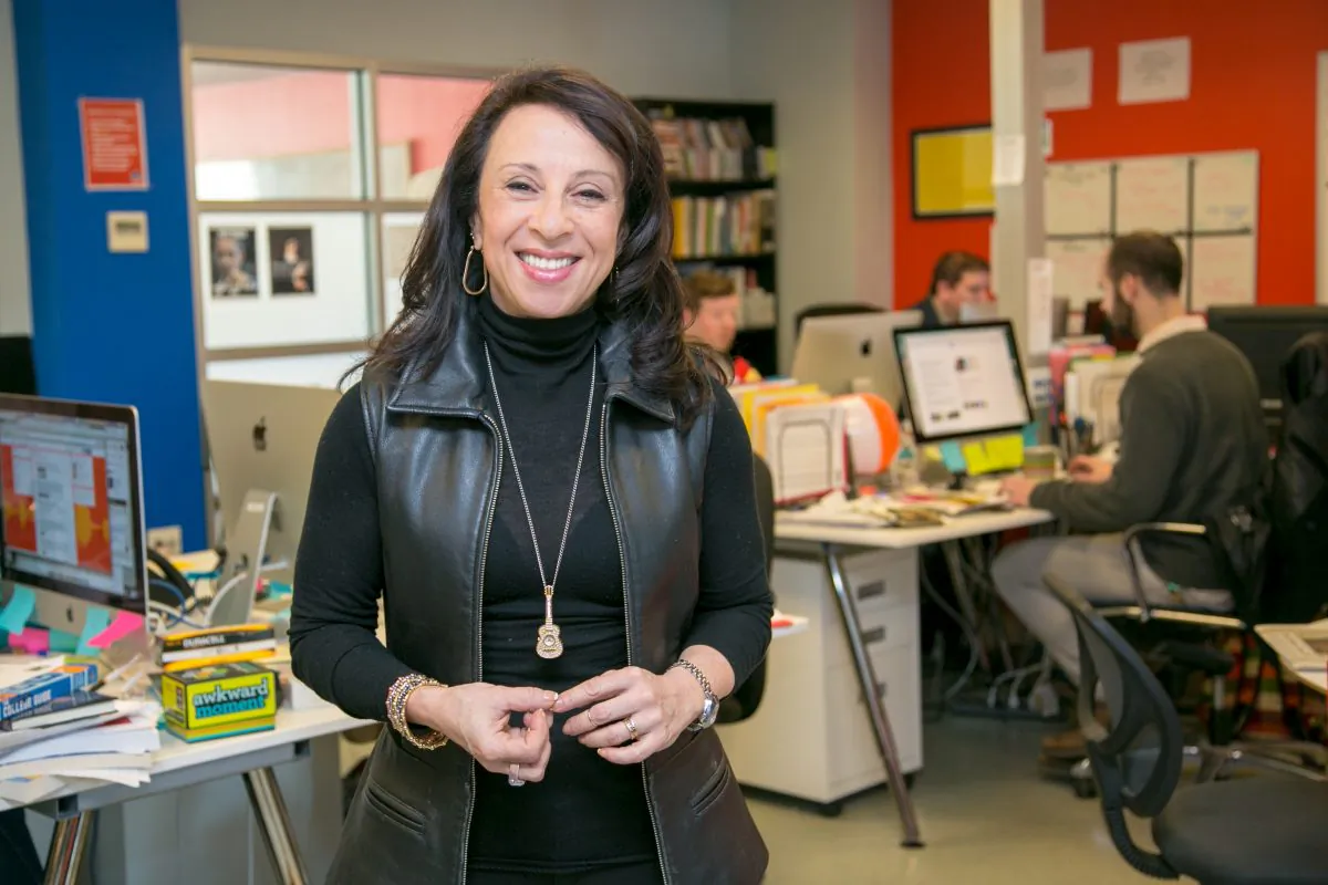 Award winning journalist Maria Hinojosa, at her Futuro Media Group office in Harlem, Manhattan, on Feb. 24, 2015. (Benjamin Chasteen/Epoch Times)