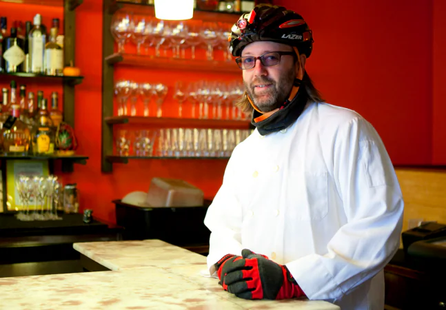 Chef Wylie Dufresne. (Samira Bouaou/Epoch Times)