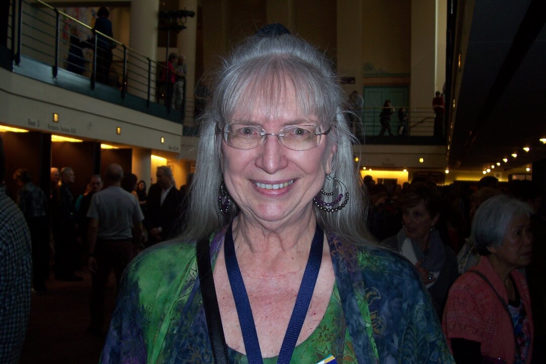 Donna Hoff enjoyed the performance by Shen Yun at Denver’s Buell Theatre, on March 8, 2015. (Gary Wang/Epoch Times)
