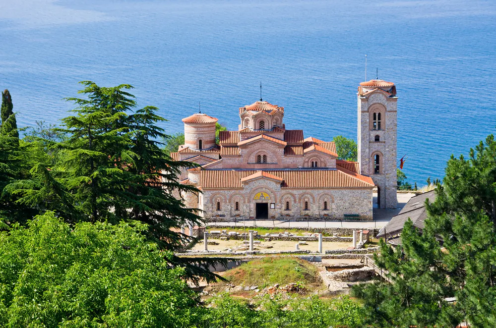 Saint Panteleimon monastery in Ohrid - Macedonia via Shutterstock*