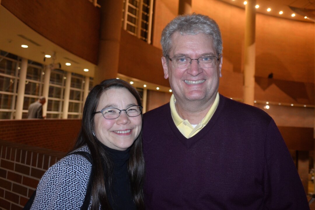 Rob and Tracy Prescott truly enjoyed the beauty of Shen Yun. The couple saw the performance at the Peoria Civic Center on the evening of March 14, 2015. (Helen Peng/Epoch Times)