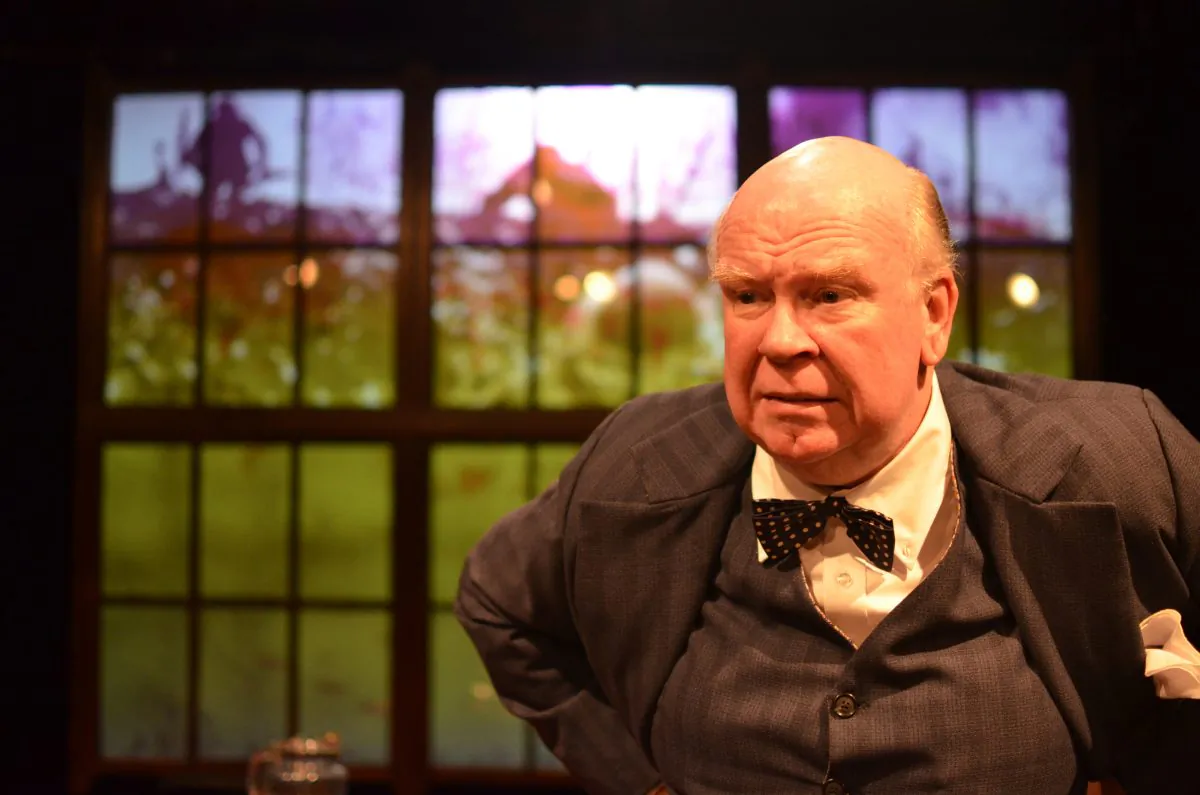 This production highlights that Churchill’s (Ronald Keaton) greatest asset was his ability to keep bouncing back, no matter the circumstances. (Jason Epperson)