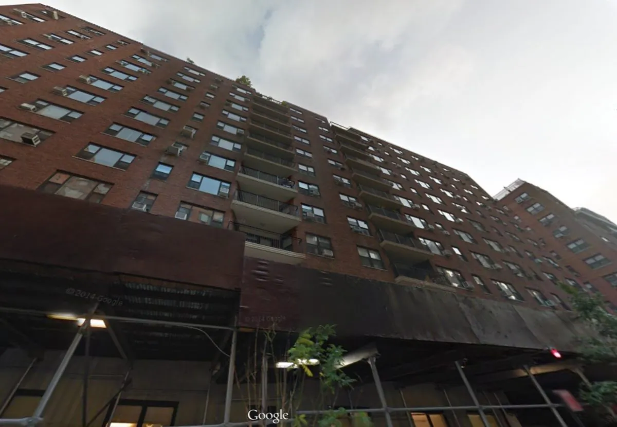 A Google Street view of the Sutton Terrace apartment building on 450 East 63rd St. on Manhattan, NY.