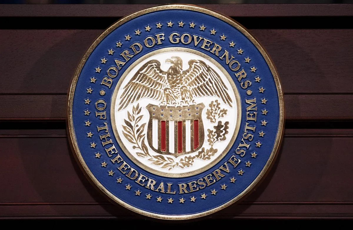 The seal of the Federal Reserve Board of Governors. (Mandel Ngan/AFP/Getty Images)