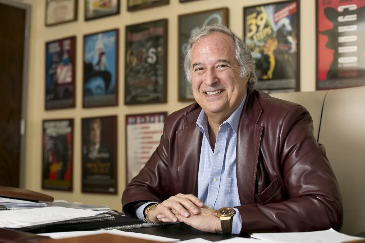 Six-time Tony Award winning Broadway producer Stewart F. Lane talks about his work in his office of Stewart F. Lane Productions, Inc. and Stellar Productions International, Inc. in Midtown, New York City on March 10, 2015. (Samira Bouaou/Epoch Times)