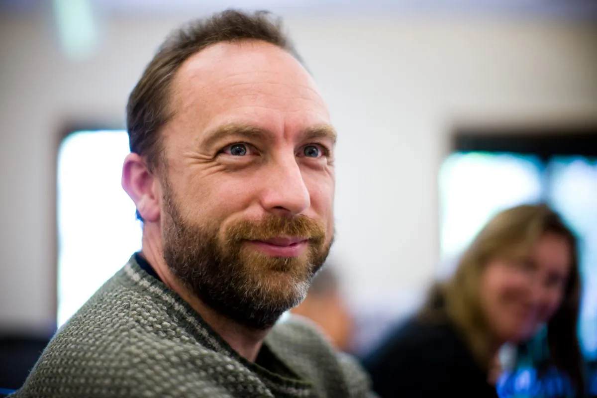 Wikipedia co-founder Jimmy Wales at Creative Commons board meeting in 2008. (Joi Ito/CC BY 2.0)