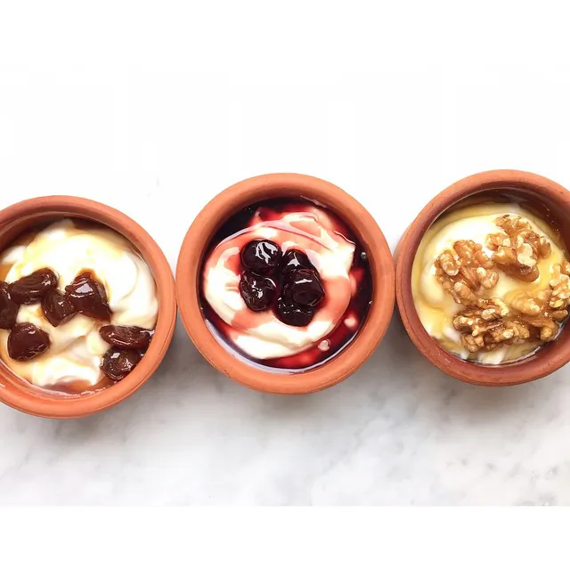 Greecologies Greek Yogurt with Greece-made Preserves. (Greecologies)