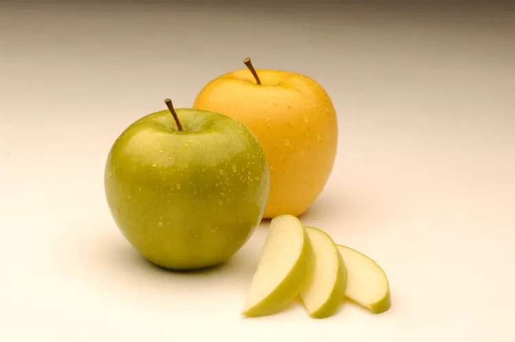 The Arctic Granny Smith and Arctic Golden, genetically modified apples developed by a B.C. biotech company, have been approved for growth and sale in Canada. (Okanagan Specialty Fruits)