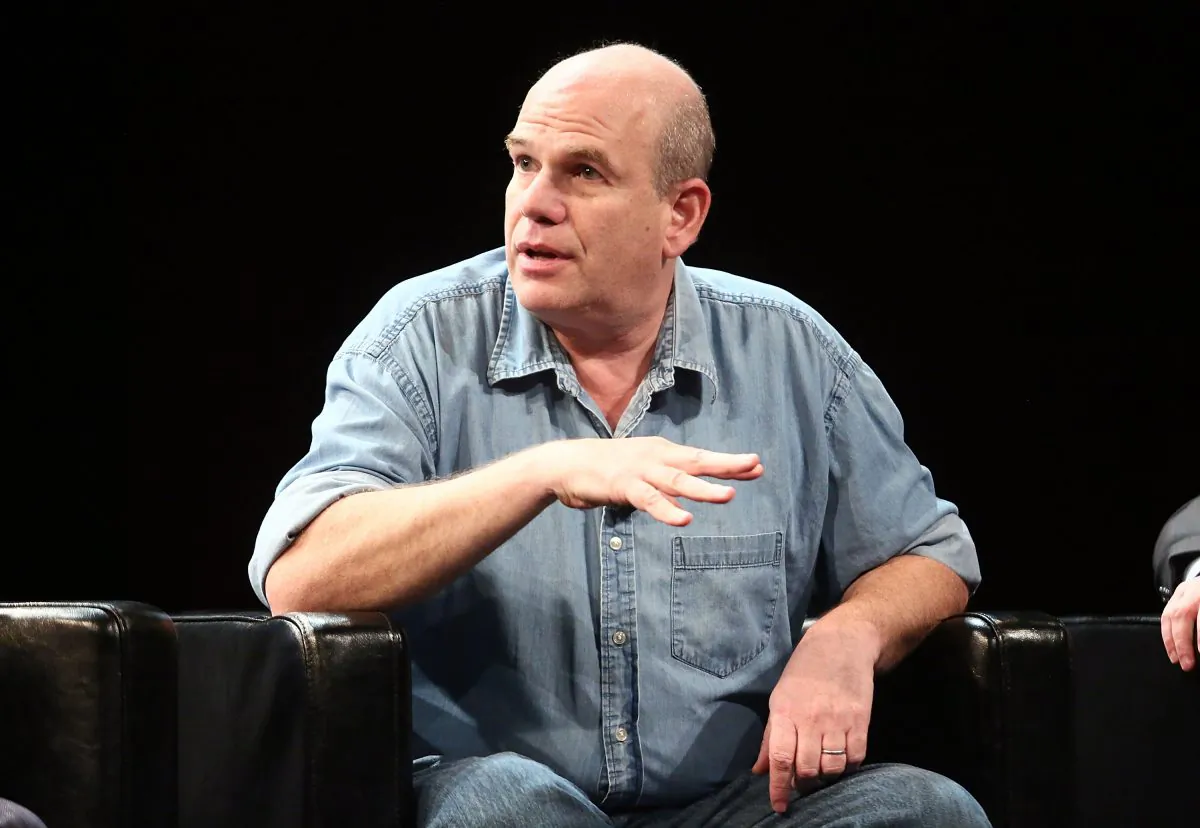 NEW YORK, NY - APRIL 24:  David Simon, creator of HBO series "The Wire", talks during Future Of Film Panel: Stories By Numbers - 2014 Tribeca Film Festival at SVA Theater on April 24, 2014 in New York City.  (Photo by Astrid Stawiarz/Getty Images for the 2014 Tribeca Film Festival)