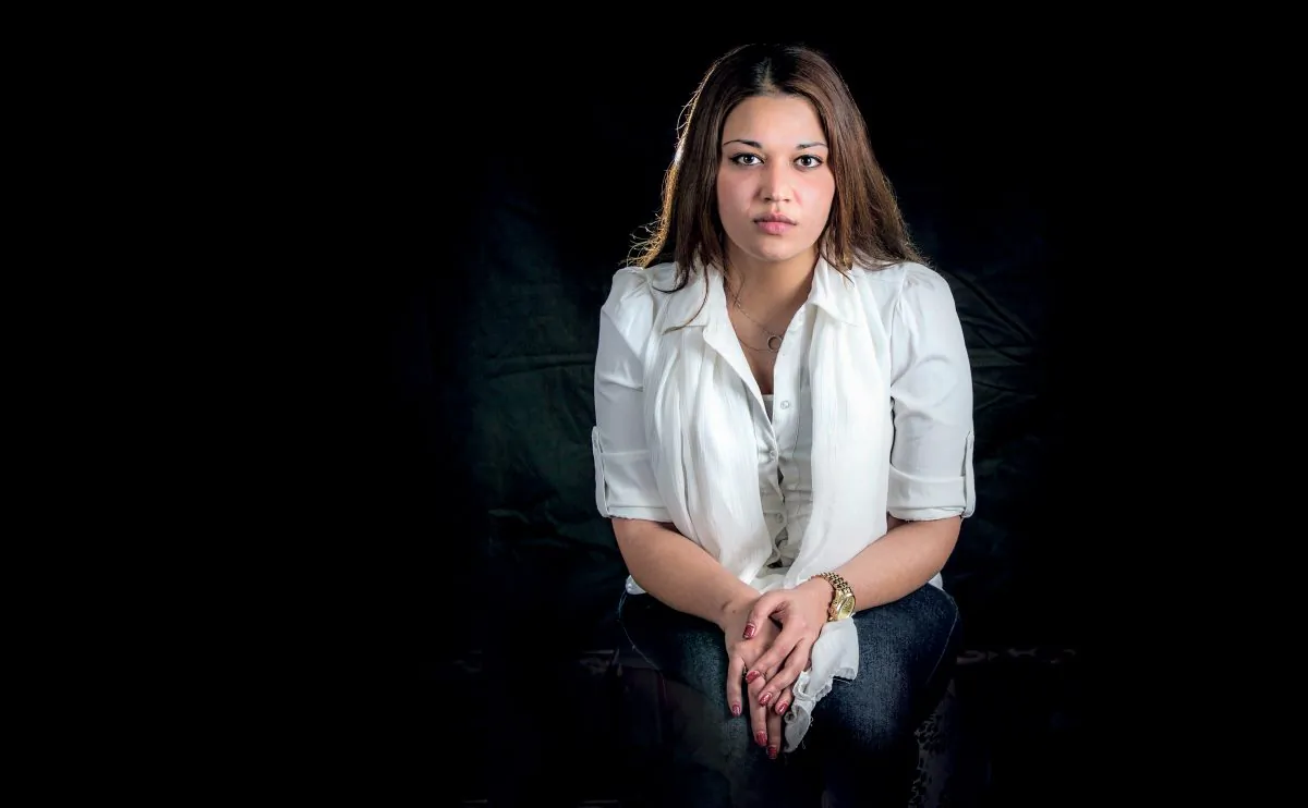 Naila Amin at her family’s home in Long Island, New York on March 25, 2015. Naila is an American child marriage survivor. She is raising awareness to the little-known issue of child marriages in the U.S. (Benjamin Chasteen/Epoch Times Staff)
