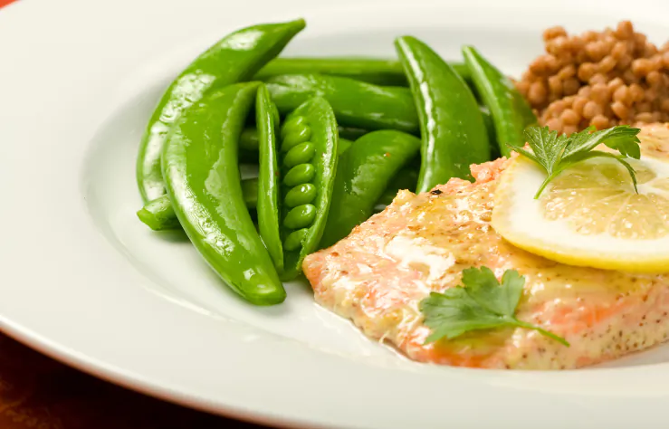 Salmon with Dijon mustard (msheldrake/iStock/Thinkstock)