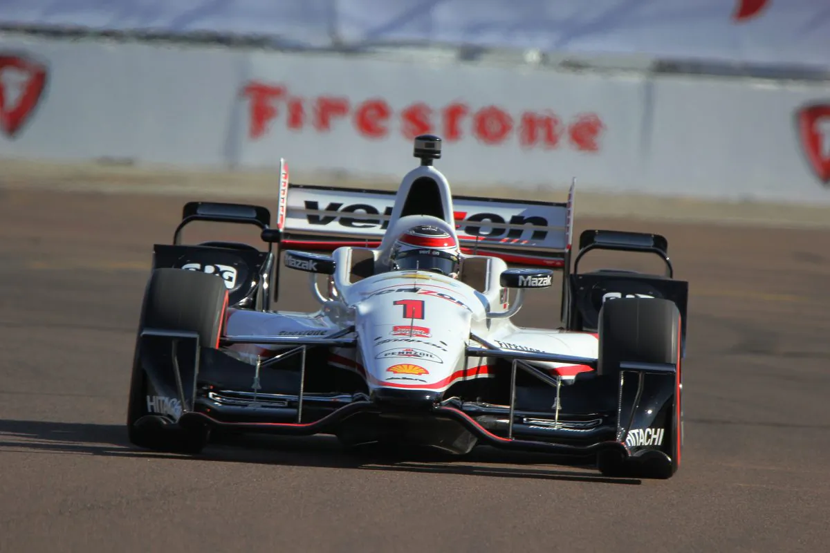 Penske's Will power set a new track record while capturing his fifth pole at the IndyCar St. Pete Grand Prix in six years. (Chris Jasurek/Epoch Times)