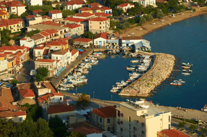 Myrina city, Lemnos island, Greece via Shutterstock*