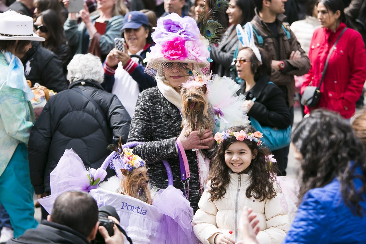 NextImg:Easter Bonnet Parade in New York City