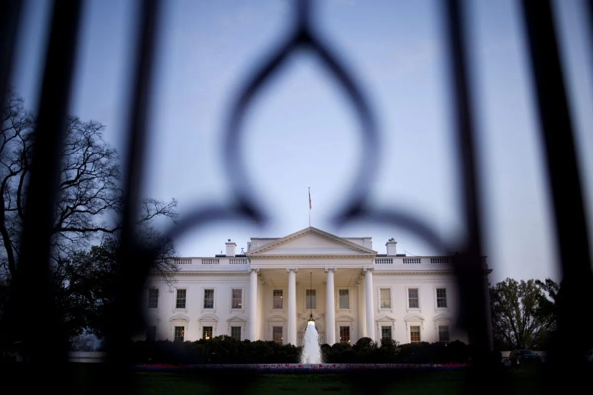 An evening view of the White House March 22, 2012 in Washington, DC. (Brendan Smialowski/AFP/Getty Images)