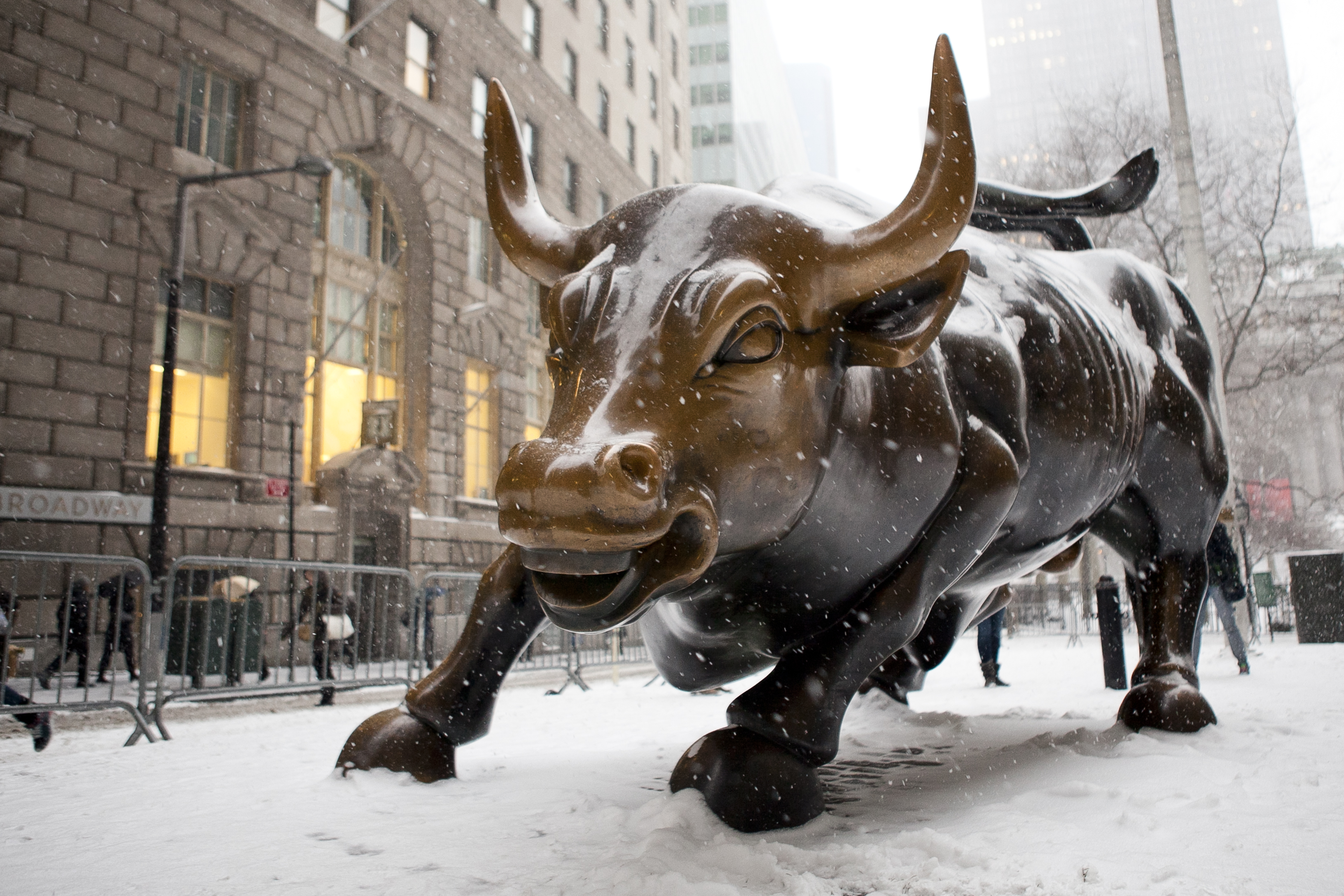 Нью-Йоркская фондовая биржа бык