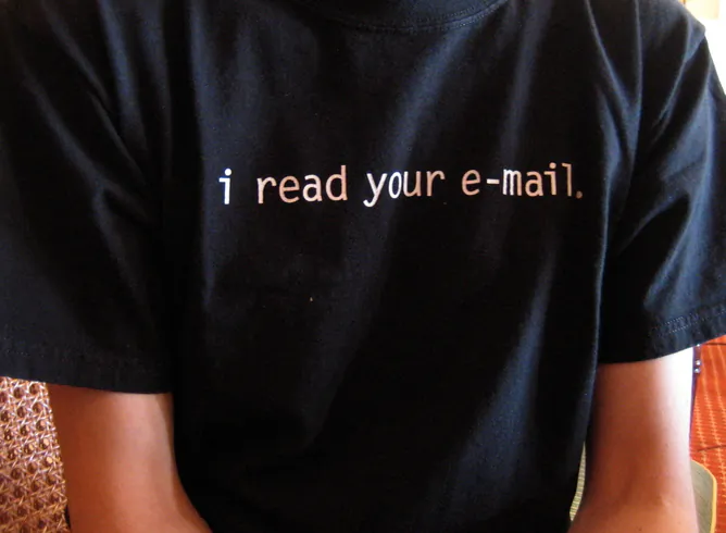 The government can't read your email, but it will be able to find out where you sent it to and from. (Paul Downey/Flickr, CC BY 4.0)