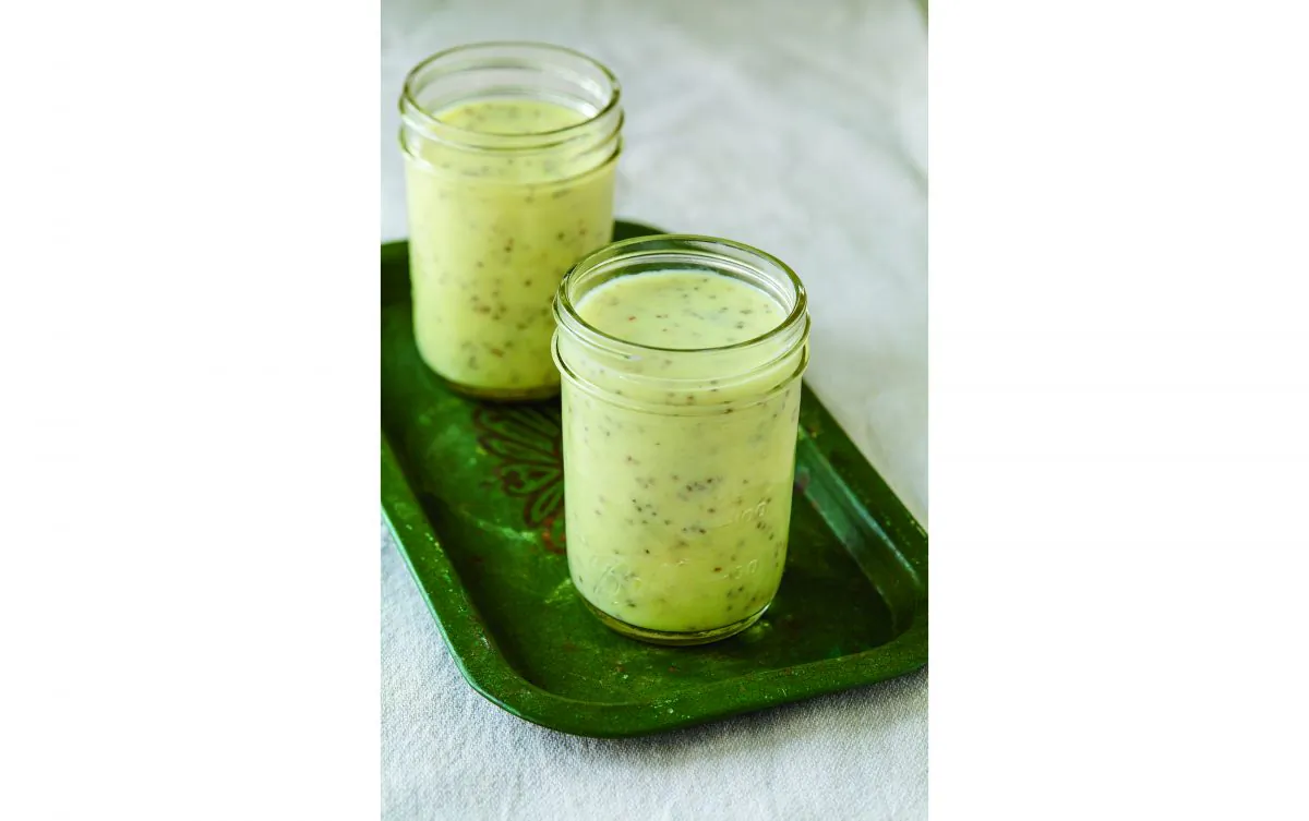 This smoothie gives you an excellent dose of vitamin C and probiotics (Courtesy of Molly Morgan)