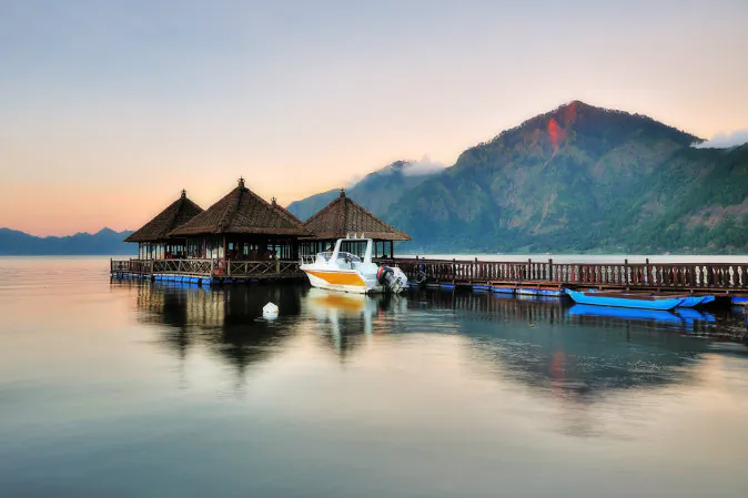 Floating resort in Kintamani Bali via Shutterstock*