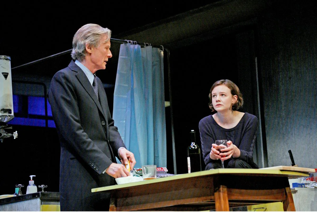 The distance between two people: Tom (Bill Nighy) interrupts Kyra’s (Carey Mulligan) safe, yet difficult life, reminding her of their past love and continuing differences. (John Haynes)