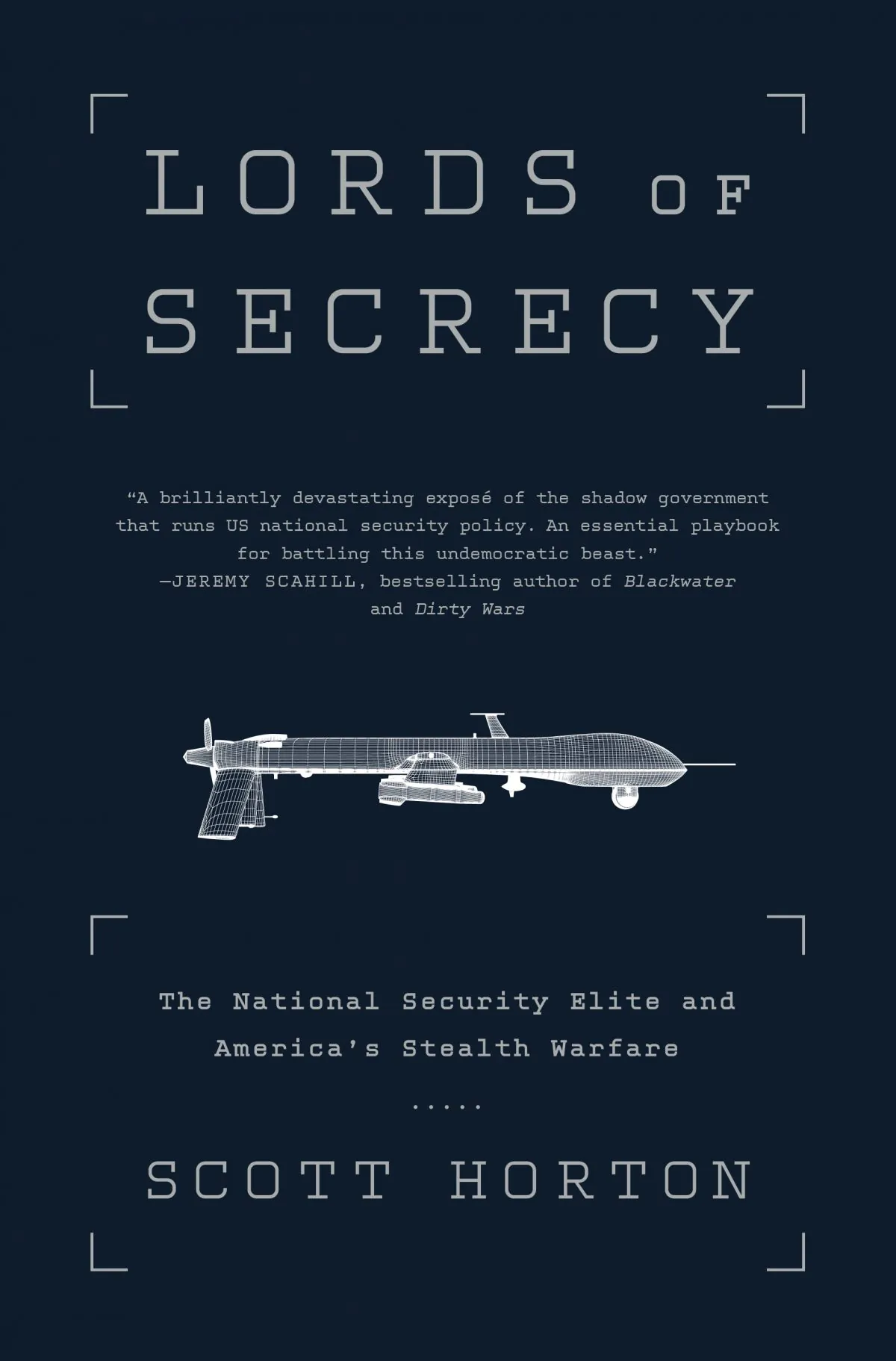 'Lord of Secrecy' book jacket. [Designed by Cynthia Young, Nation Books.]