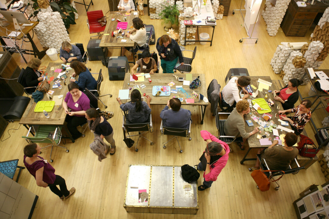 People who participate in arts and craft activities and who socialize in middle and old age may delay the development in very old age of the thinking and memory problems that often lead to dementia, according to a new study. (Juhan Sonin, CC BY 2.0)