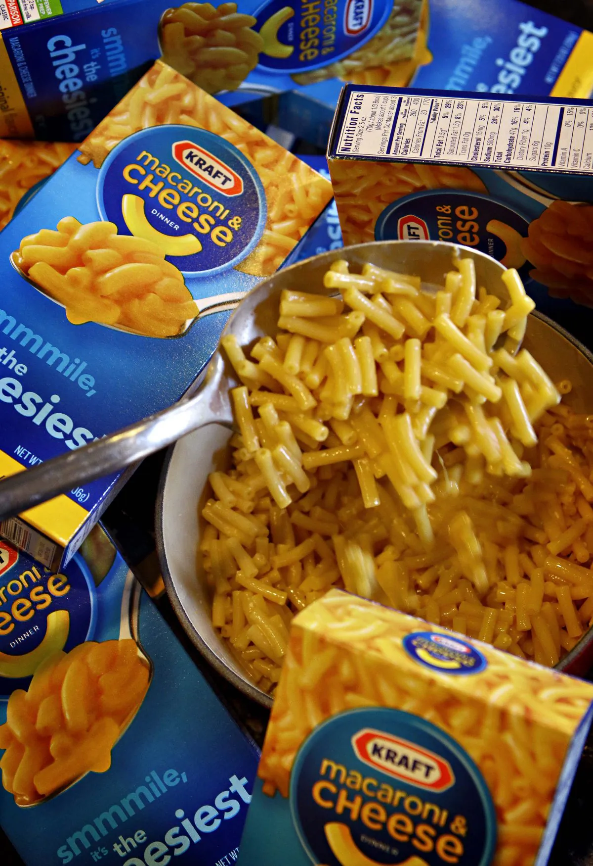 Kraft Macaroni & Cheese is being prepared at a home in Chandler, Ariz.,  on Feb. 10, 2011. (AP Photo/Matt York)