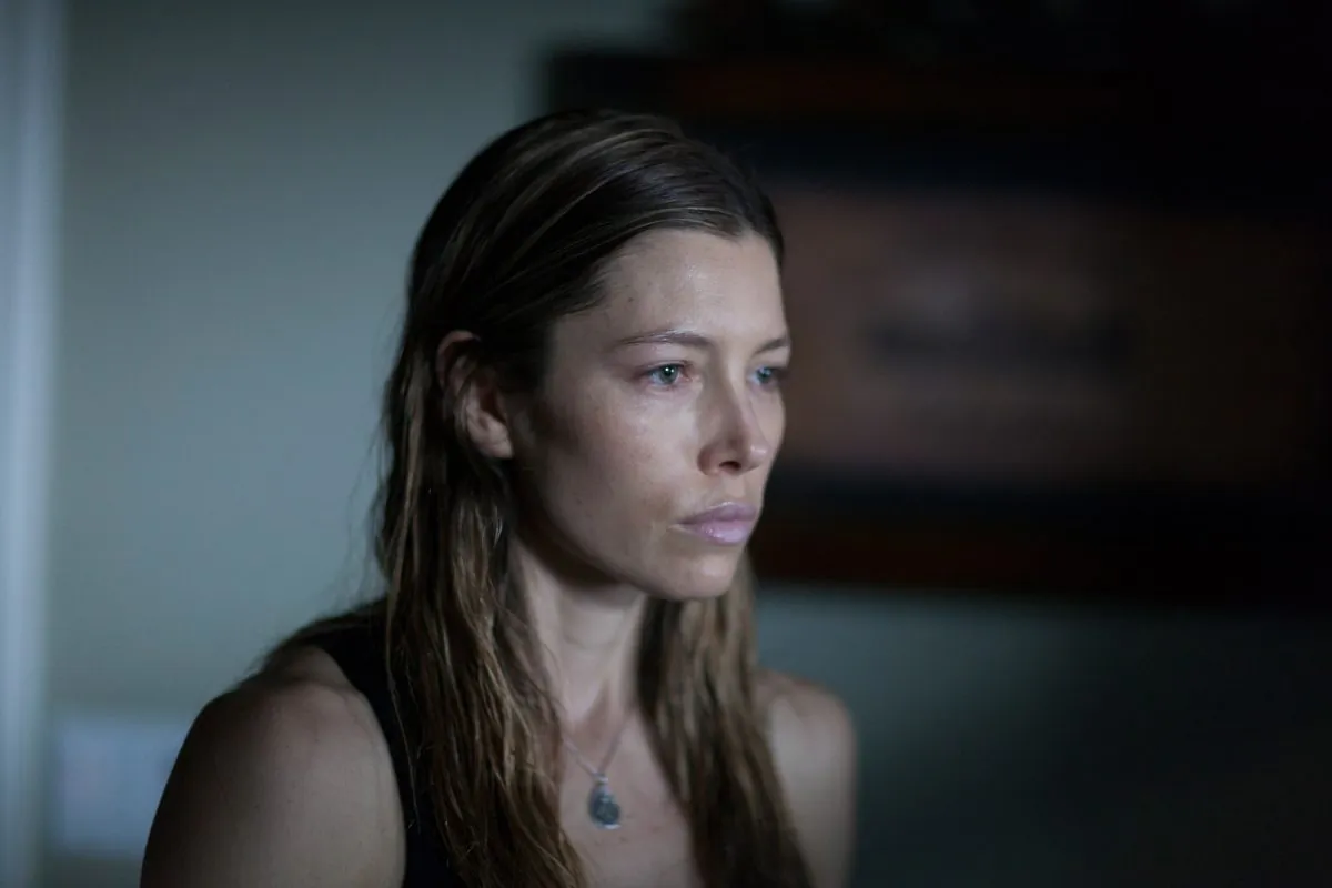 Jessica Biel as May in "Bleeding Heart" (Aaron Epstein)