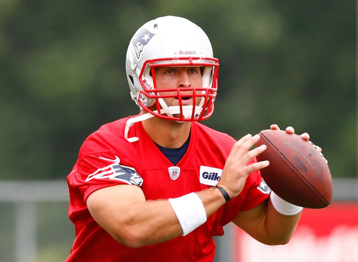 Tim Tebow has a new chance with the Philadelphia Eagles. (Jared Wickerham/Getty Images)
