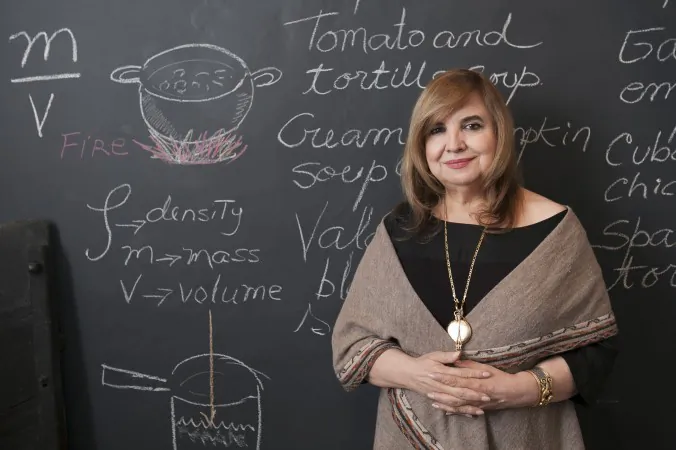 Maricel Presilla, posing in her store Ultramarinos in Hoboken, N.J. (Samira Bouaou/Epoch Times)