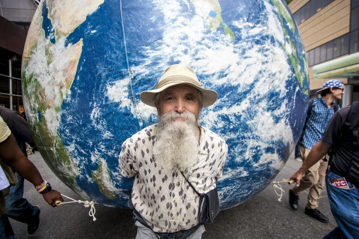 The People's Climate March in Manhattan, New York, Sept. 21, 2014. (Samira Bouaou/Epoch Times)
