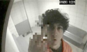 Boston Marathon Bomber Video: Tsarnaev Gives the Finger to Security Camera