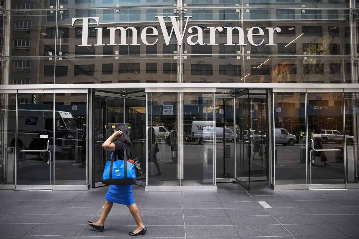 The entrance to the Time Warner center at Columbus Circle in Manhattan on Aug. 7, 2013. (Andrew Burton/Getty Images)