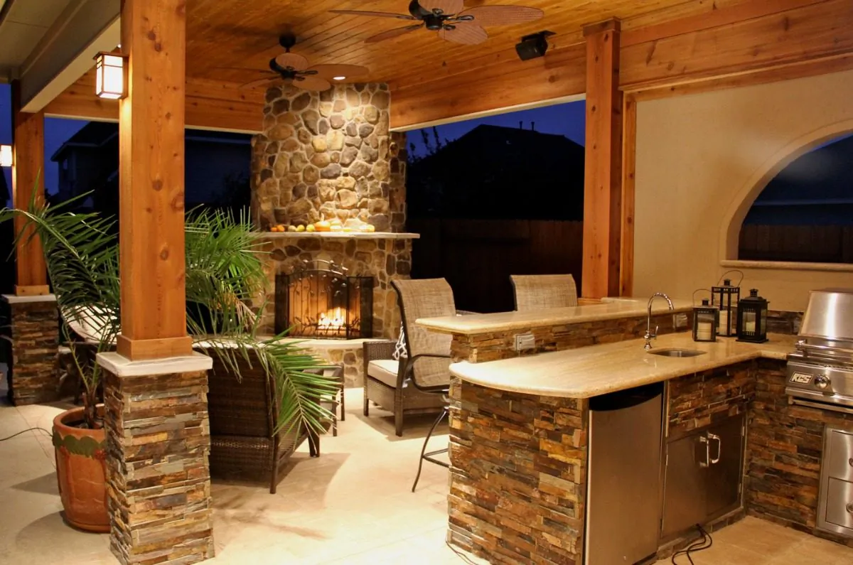 One of the most exciting aspects of building an outdoor kitchen is actually designing and furnishing it. (eieihome.com)